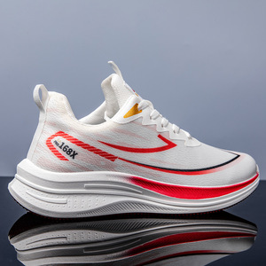 Nouvelle Arrivée Chaussures de Course Cloud Ultra-Légères Respirantes Imperméables Antidérapantes à Amorti Souple et Lacets Style Étudiant - Product Image 4