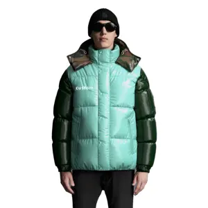 Sıcak özel erkek kış kalın boy aşağı ceket fabrika yüksek kaliteli köpük ceket erkek kapüşonlu aşağı jacke logo özelleştirebilirsiniz
