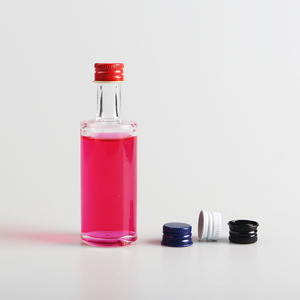 <span class=keywords><strong>Mini</strong></span> 50ml thời trang rượu chai thủy tinh với nắp vặn cho Tequila sử dụng - Product Image 3