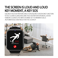 Reloj Inteligente 4G con GPS para Personas Mayores, Monitoreo de Presión Arterial, Frecuencia Cardíaca y Oxígeno, Navegación, Carga Magnética, Llamada SOS, Calendario