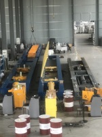 Eslinga de cuerda de alambre horizontal universal 1000KN 1500KN 100T 150T, probador computarizado de cama de prueba de resistencia a la tracción