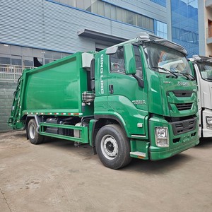 Camión Compactador de Basura Isuzu Giga 6X4, Diésel Verde, Transmisión Manual, EURO 5, Vehículo de Saneamiento Municipal - Product Image 6