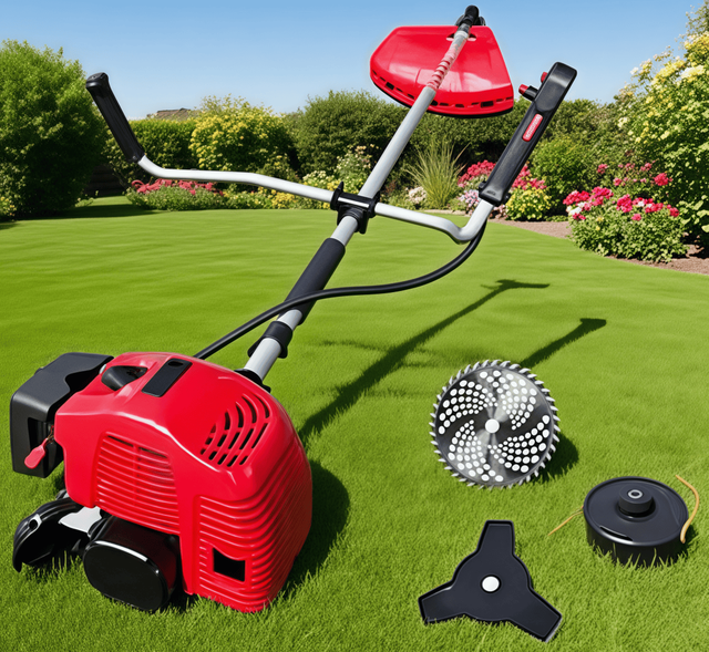 Industrial Strength 52CC 2 Stroke Professional Use Gasoline Trimmer Cutter Brush Clearing Machine Stainless Steel Spare Blades