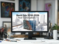Revit Versión Educativa de 3 Años 2023-2026, Software de Dibujo Asistido por Computadora