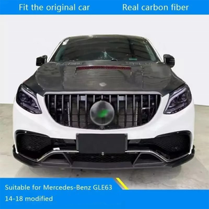 Adatto per Mercedes-Benz GLE SUV COUPE 16-19, Kit in Fibra di Carbonio Stile <span class=keywords><strong>B</strong></span> Modificato per Paraurti Anteriore e Posteriore - Product Image 2