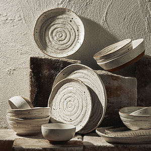 Fournisseur de gastronomie Assiettes en céramique étincelantes faites à la main Vaisselle et vaisselle en grès alimentaire Bols à soupe 6.5 ''résistants à la chaleur - Product Image 6