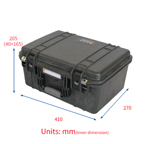 Nouveauté : Boîtier de rangement robuste RPC1823, étanche, pour outils, 469*362*227 mm, en plastique, pour équipement RPC1823 - Product Image 2