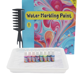 Qualità superiore 8-colore 5ml acqua Set di vernice <span class=keywords><strong>per</strong></span> pittura professionale e principiante su carta su tela di vetro - Product Image 6