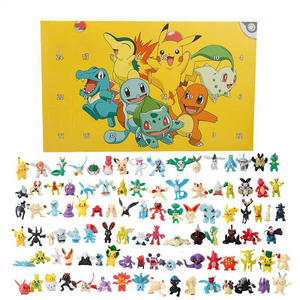<span class=keywords><strong>Calendario</strong></span> de Adviento de Pokémon de 24 Piezas, Mini Figuras de Acción de PVC, Set de Regalo Sorpresa con Cuenta Regresiva Navideña, Venta al Por Mayor - Product Image 2