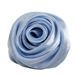 Flor de tela de satén con forma de capullo de rosa de 5 cm para corsage, accesorios de ropa, decoración para el cabello y bolsos de mujer, Primavera 2024, hecho a mano en Jinhua - Product Image 5