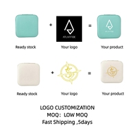 Boîte à bijoux de luxe en PU pour la vente en gros, étui de voyage en cuir pour bijoux, organisateur de bijoux de voyage