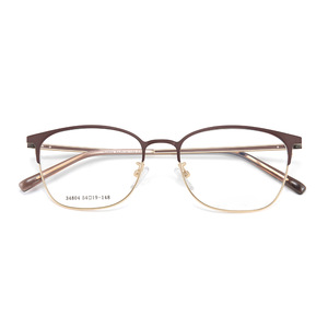 Lunettes de vue pour hommes Voss Style, monture ronde, modèle 34804, monture en alliage moyen, verres en acrylique, origine Danyang - Product Image 1