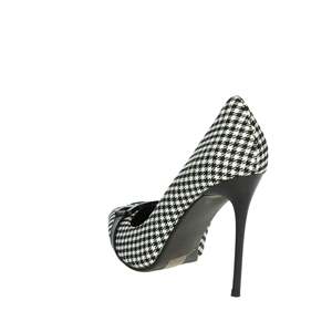 Escarpins pour femme Laura Biagiotti 8319 Noir Blanc Taille 40 Talon pied-de-poule - Product Image 2