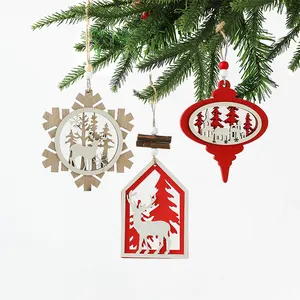 Decorazioni natalizie forniture decorazioni pendenti per la casa Natale appeso ornamento Natale