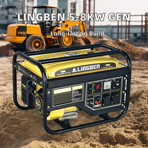 ZheJiang LingBen <span class=keywords><strong>di</strong></span> alta qualità monofase 5kw-8kw <span class=keywords><strong>generatore</strong></span> <span class=keywords><strong>di</strong></span> benzina <span class=keywords><strong>portatile</strong></span> 380V tensione nominale 2kw prezzo <span class=keywords><strong>corrente</strong></span> continua nominale - Product Image 3