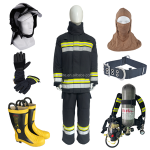 خوذة رجال الإطفاء الصفراء Ati-fire ATI-EU602 MSA F1 GALLET PA من النايلون-66 خوذة كاملة من النوع T متوافقة مع معايير EN443/EN397 300 مقاومة للصدمات والحرارة - Product Image 6