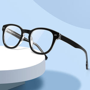 Montures de lunettes ovales en acétate F2202 pour femmes, monture intégrale, verres anti-UV, fabriquées à Wenzhou - Product Image 1