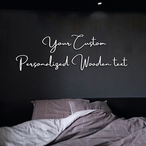 Lettere <span class=keywords><strong>in</strong></span> <span class=keywords><strong>Legno</strong></span> Personalizzate per Decorazione Murale, Arte da Parete con Logo o Nome - Product Image 3