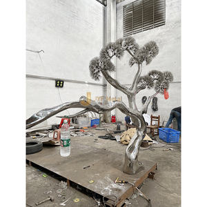 <b>For</b> Outdoor Art Decorative <b>for</b> Interior Decoration <b>for</b> Restaurant Decor in Stock Hot <b>Sale</b> Stainless Steel <b>Garden</b> Herons Metal - Product Image 3