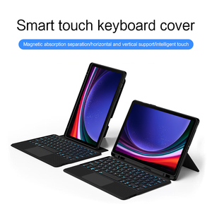El más nuevo teclado mágico inalámbrico BT Estuche magnético Teclado inteligente Trackpad Puerto tipo C para <span class=keywords><strong>iPad</strong></span> 10,9/11 <span class=keywords><strong>iPad</strong></span> <span class=keywords><strong>Pro</strong></span> 12,9 pulgadas - Product Image 6