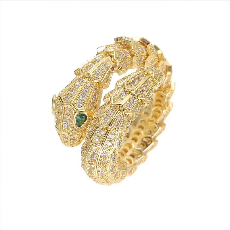 Neu Ankommen Hochwertiger Schmuck Sterling Silber Custom Snake Design Ringe Elegante feine Ringe für Mädchen