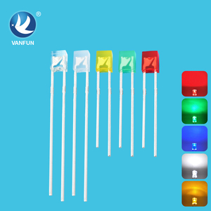 Vanfun Hot Bán vuông <span class=keywords><strong>mini</strong></span> <span class=keywords><strong>LED</strong></span> Diode 234 mét/257 mét rõ ràng khuếch tán ống kính 5V Max ngược điện áp đa màu sắc cho khác nhau - Product Image 2