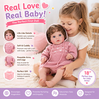 Poupées Reborn Yeezwood 55 cm, poupées réalistes pour bébés, poupées Reborn en silicone, jouets pour filles