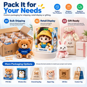 ตุ๊กตาสัตว์นุ่มนิ่มแบบกำหนดเองสำหรับของขวัญองค์กรและของที่ระลึกเพื่อการส่งเสริมการขาย - Product Image 3