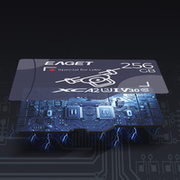 Tarjeta de Memoria SD Mini EAGET de 64 GB/128 GB/256 GB Clase 10 HD, Tarjeta TF para Teléfono Android, Tableta, Tarjeta SD