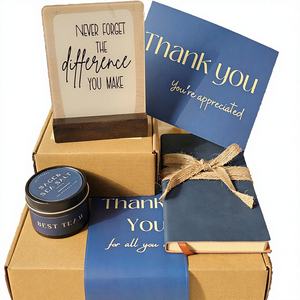 Canasta de Regalo Moderna Personalizada <span class=keywords><strong>para</strong></span> Apreciar a los <span class=keywords><strong>Empleados</strong></span>, <span class=keywords><strong>para</strong></span> Hombres, Compañeros de Trabajo, Mentores, Amigos y Jefes, Caja de Agradecimiento - Product Image 1