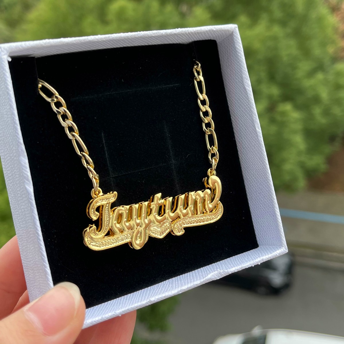 Name Plate Male Custom Name Necklace For Men Name Plate Necklace