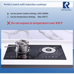 Non-Slip Silicone Induction Cooktop Protector Mat Heat Proof <strong>Pad</strong> for <strong>Kitchen</strong> - Product Image 3
