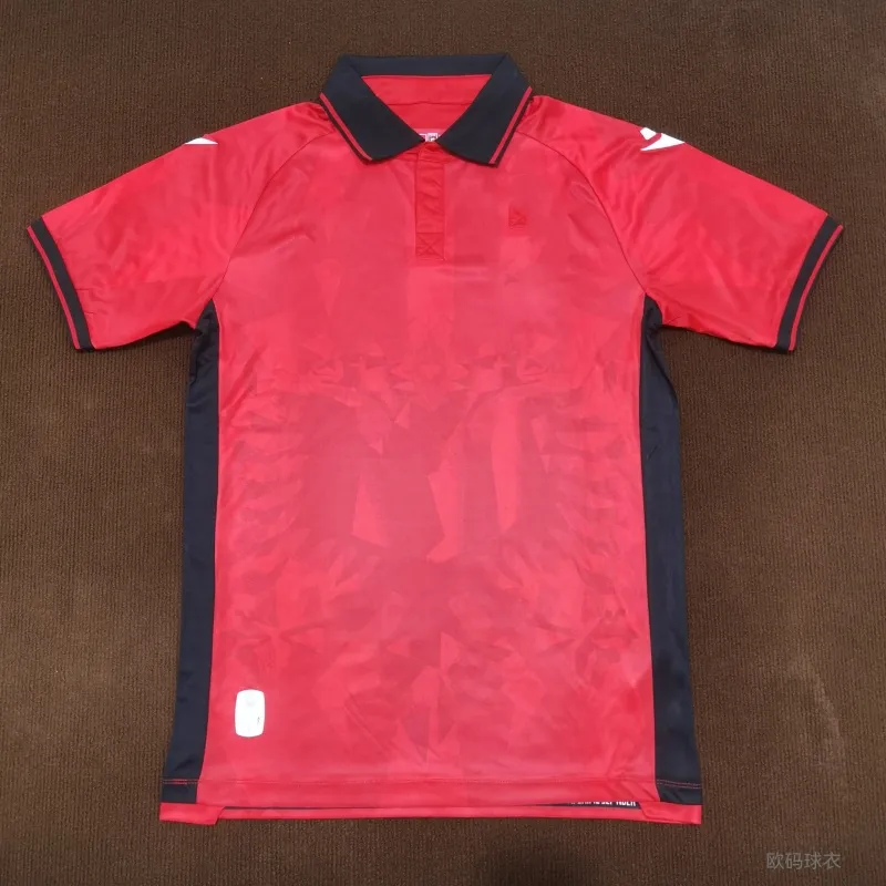 Fan Jersey Albania tim Football Club kemeja rumah Camisetas De Futbol Jersey sepak bola