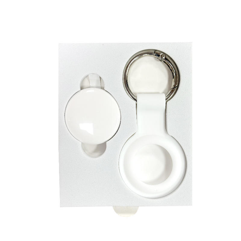 Airtag blanc + pochette blanche