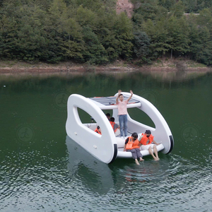 Catamarán Eléctrico Flotante <span class=keywords><strong>de</strong></span> Lujo, Personalizado, Inflable, Portátil, con Tecnología Drop Stitch, para Uso en el <span class=keywords><strong>Mar</strong></span> - Product Image 4