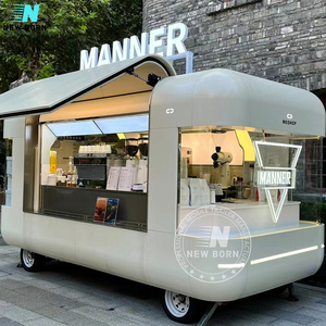 Thực phẩm đường phố Trailer phục vụ xe tải thực phẩm đầy đủ trang bị nhà hàng di động bỏng ngô nhượng Bộ Trailer - Product Image 1