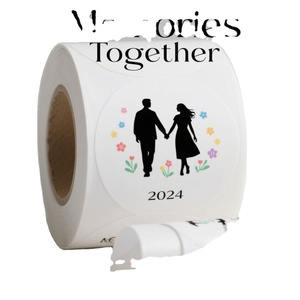 ฉลากขวดบรรจุภัณฑ์กาวไวนิลม้วนสติกเกอร์สำหรับผลิตภัณฑ์ดูแลผิวเครื่องสำอางอาหารหรูหรากันน้ำพิมพ์ลายได้ตามต้องการ - Product Image 1