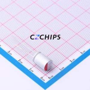 Condensador Sólido HS1E337M0811PC, Componente de Orificio Pasante (THT), D8xL11.5mm 330uF 20% 25V 3.5mm - Product Image 1