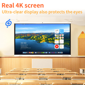 Bảng trắng tương tác thông minh 75 86 98 110 inch Android LCD 4K bảng trắng thông minh Nhà cung cấp bảng trắng tương tác 100 inch - Product Image 2