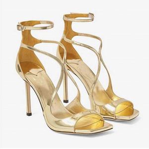Big <strong>Size</strong> <strong>48</strong> <strong>Women</strong> Back Zipper Straps Shoes Metal Buckles High Heels - Product Image 1