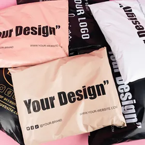 Custom Logo Compostable Satchel Courier Envelope Shipping Mailing Bag Biodegradable Poly Mailer Bag For Clothes