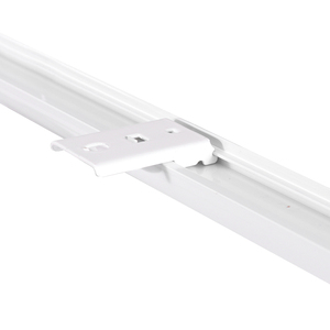 Single straight curtain track with pelmet box, lightweight slim structure, <b>dust</b> cover design for single layer household curtains - Product Image 5
