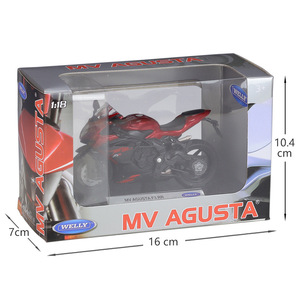 BobbieGoods <span class=keywords><strong>1</strong></span>:<span class=keywords><strong>18</strong></span> Welly Modellino Moto MV Agusta F3 RR in <span class=keywords><strong>Scala</strong></span> <span class=keywords><strong>1</strong></span>:<span class=keywords><strong>18</strong></span>, Simulazione in Plastica e Lega, Fornitore all'Ingrosso - Product Image 5