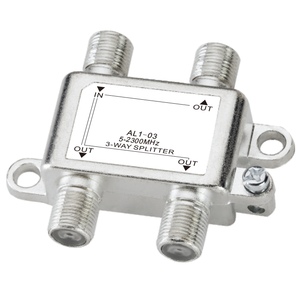 Répartiteur 3 voies 5-2300 MHz AL1-03, diviseur de signal coaxial pour antenne TV - Product Image 1