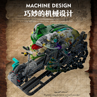 Juego de bloques de construcción de rana mecánica ensamblada MJI 13058 para niños, colección de juguetes para adultos, regalos