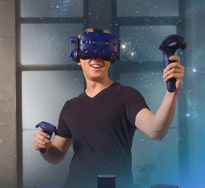 HTC Vive Pro phiên bản chuyên nghiệp Gói cơ bản thông minh VR Kính steamvr1.0 Somatosensory trò chơi 3D Phụ kiện thực tế ảo - Product Image 4
