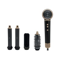 Secador de Pelo de Alta Velocidad sin Escobillas, Set de Cepillos para Peinar, Estilizador de Aire Caliente para Salón, Cepillo de Aire Caliente de 1250W para el Cabello