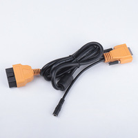 OBDII 16-Pin Stecker auf DB15P Buchse Adapterkabel mit Externer DC-Stromversorgung