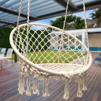 Hamac de camping balançoire suspendue balançoire en macramé max chaise balançoire en corde tricotée à la main hamac