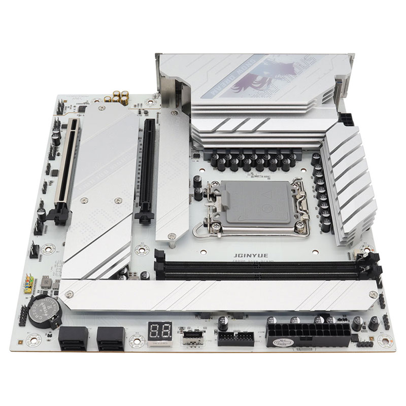 JGINYUE Z890M SNOW DREAM マザーボード JGINYUE Z890M Snow Dream motherboard - Intel LGA1851
